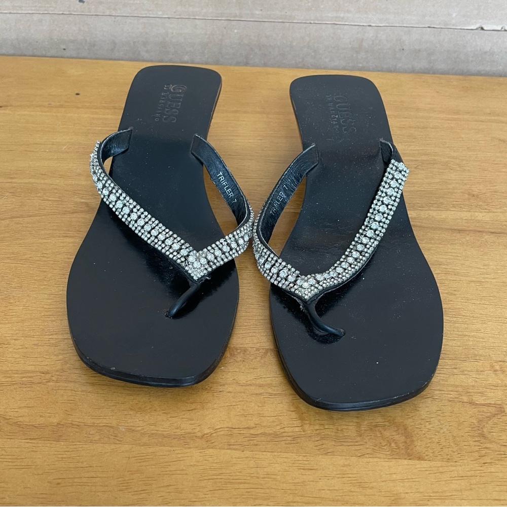 Vintage Guess Rhinestone Sandals